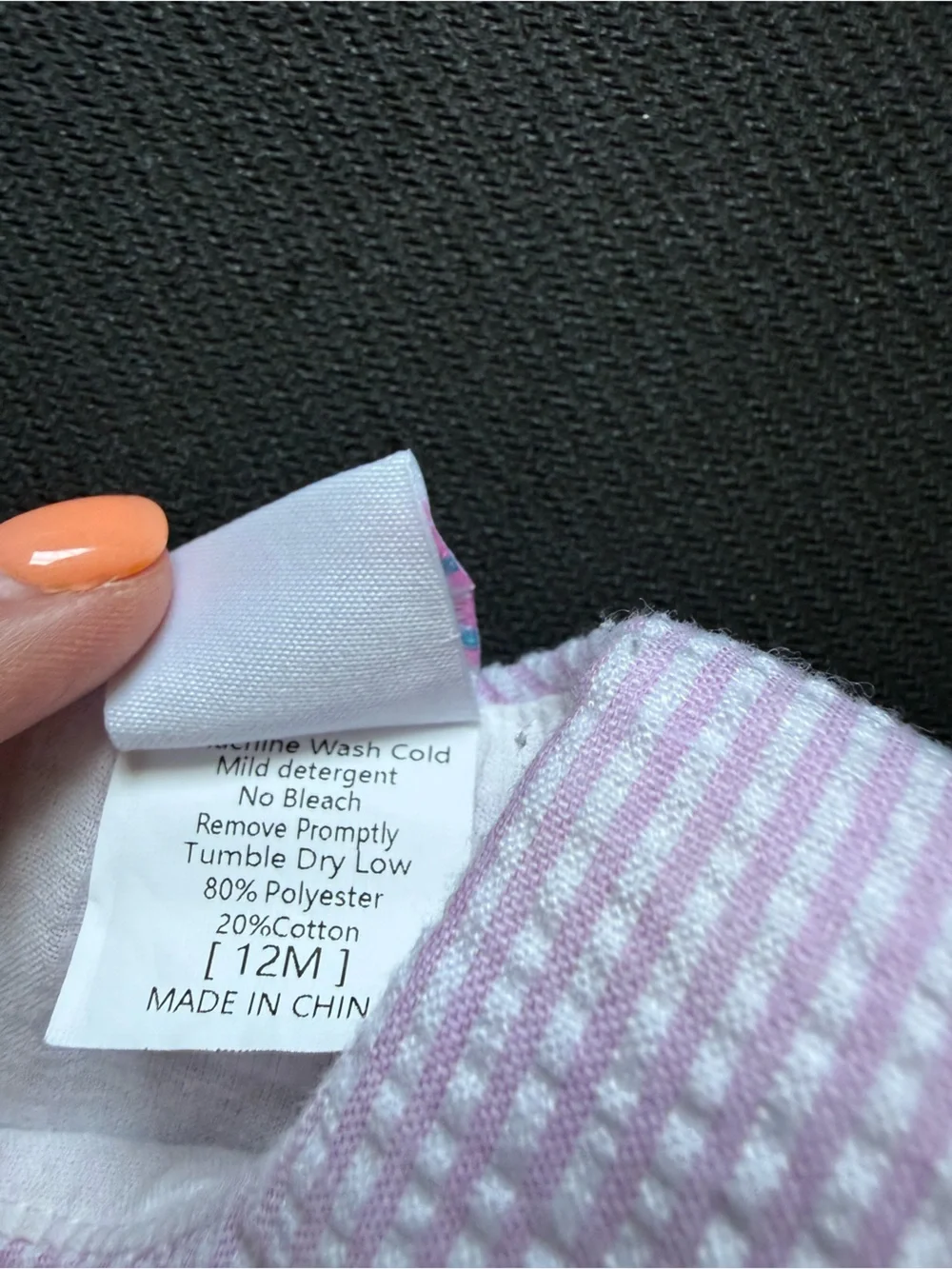 Stitchy Fish Pink School Bus Apple Seersucker Bloomer Set Baby Girl 12M